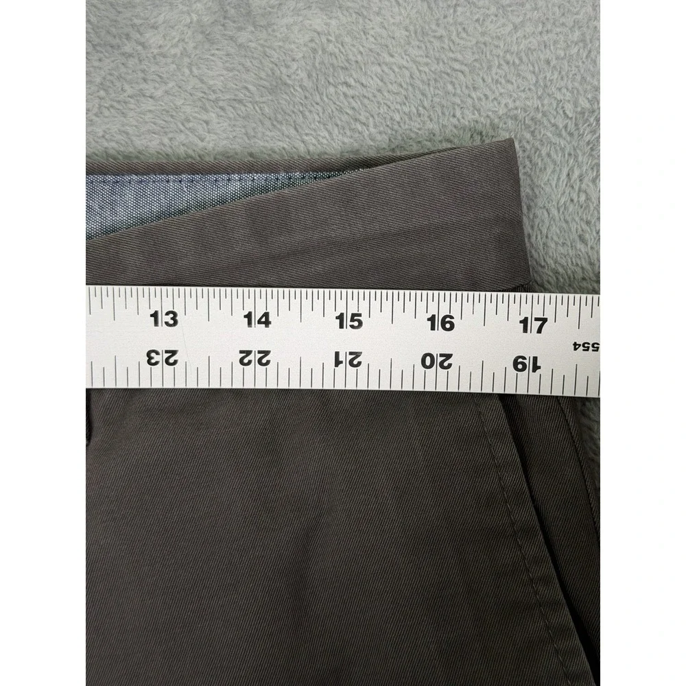 Banana Republic Chino Pants Mens 33x30 Gray‎ Emerson Straight Leg Flat Front